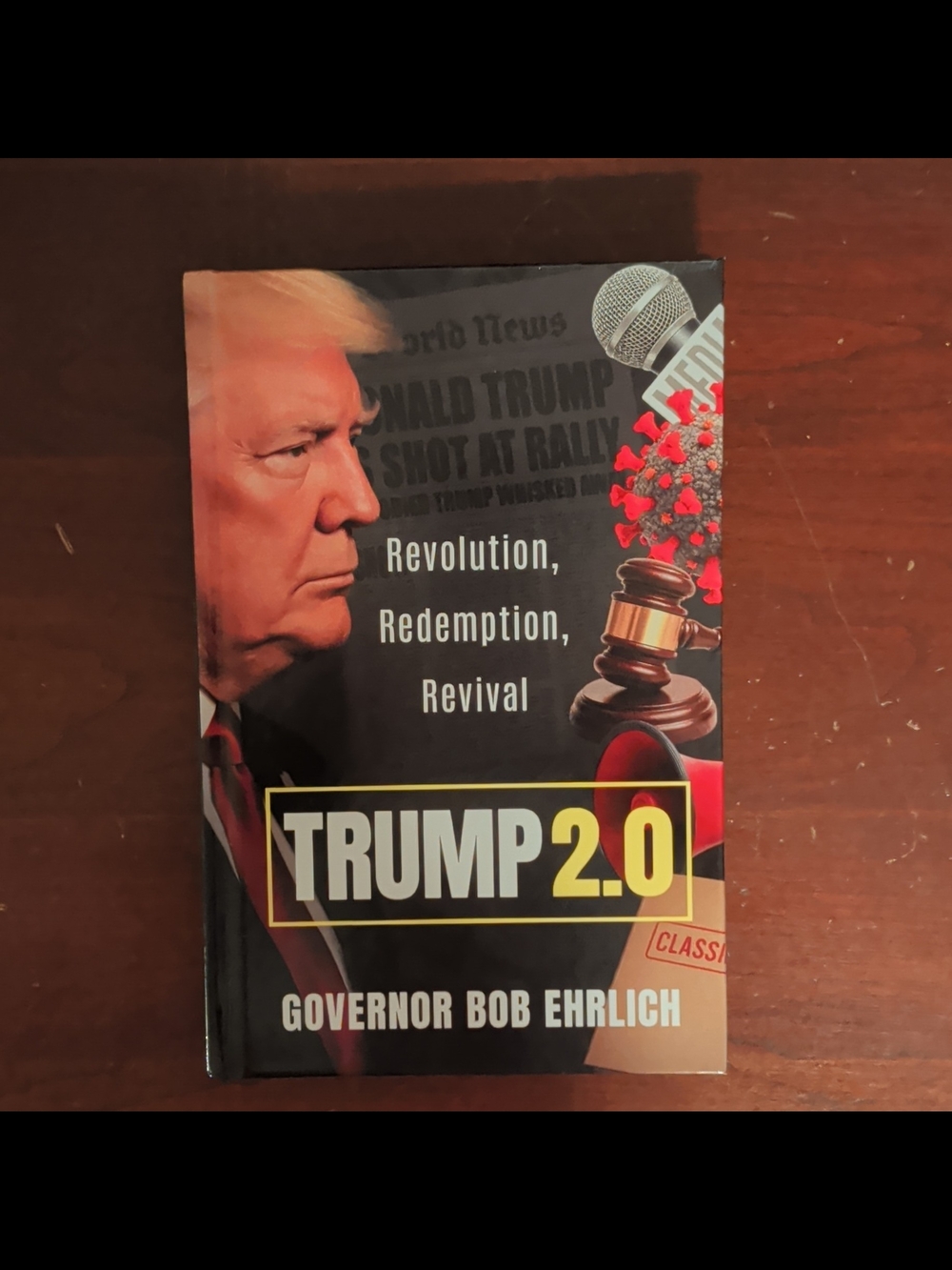 Trump 2.0 by Governor Bob Ehrlich - Black, Red, Yellow